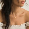 Poxtex Layered Initial N Necklaces for Women, 14K Gold Plated