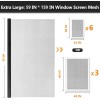 No Brand Window Screens Replacement Repair Kit, 59" x 159"