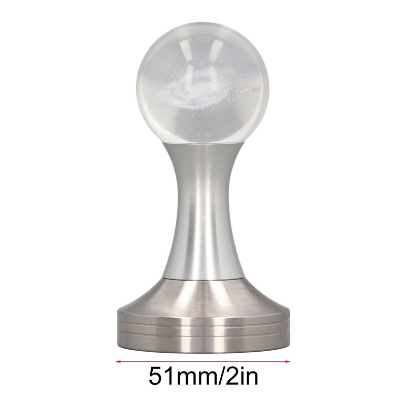 Coffee Tamper Food Grade Stainless Steel Crystal Ball Coffee Powder