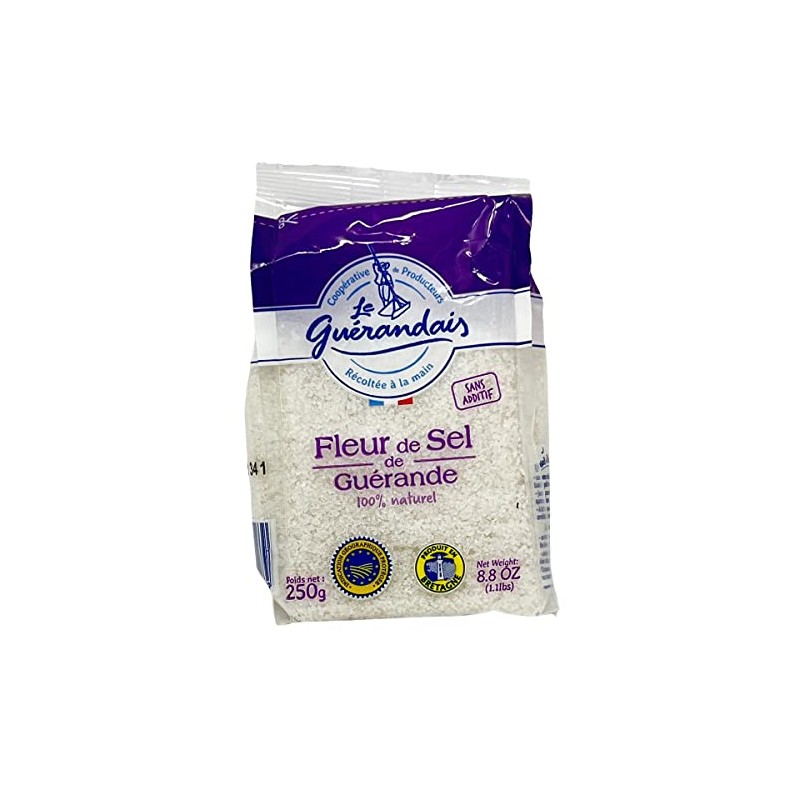 Fleur De Sel De Guerande 250 G (1 PACK)