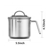 1.5 Quart Stainless Steel Saucepan With Pour Spout, Saucepan With