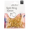 John Bead Split Ring 10mm 100 pack Gold