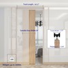 JUBEST 4FT Commercial Grade Pocket Door Hardware and Track Set,