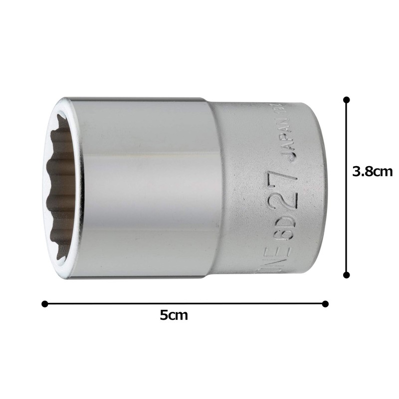 Tone Socket (12 Angles) HP6D-27 Insertion Angle 0.7 inch (19.0
