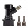 Star Beverage Supply Co. 1/4" MFL Threaded Ball Lock Corny