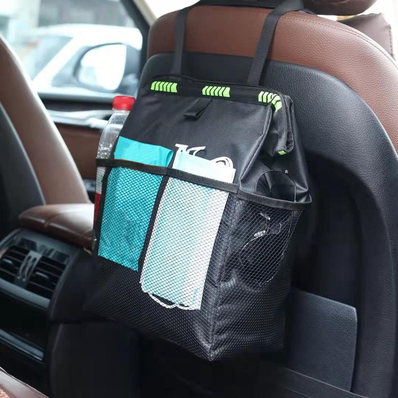 Car Garbage Storage Bag Waterproof Foldable Oxford Fabric Auto Litter