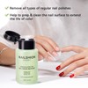 Nailshion Nail Polish Remover, Non-acetone Fingernail Polish Remover Built-in Push-down