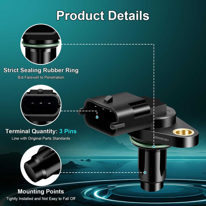 Camshaft Position Sensor Compatible with Hyundai Azera 2012-2017, Genesis Coupe