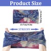 GEEHUA 4Pcs Wide Headbands, Elastic Knotted Headbands Tie Dye Twisted