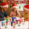 24 Sets Christmas Mini Plush Gift with Box Christmas Stuffed