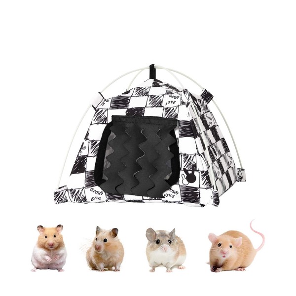 Hamster Mini Tent Hideout, No Bottom Lightweight & Easy to