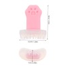 Mikinona 1 Pair Cat Paw Eyelash Stamp Applicator Set for