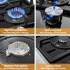 MOCIFI 2 Burner Gas Cooktop, 12 Inch Built-in Propane/LPG/NG Dual