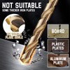 26 Piece Titanium Drill Bit Set, hex Shank high Speed