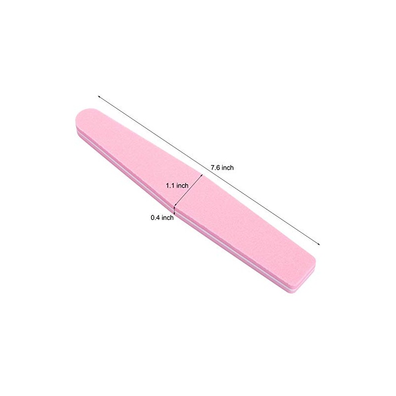 Nail Buffers 20 Pack 100/180 Grit Nail Buffer Block Sponge
