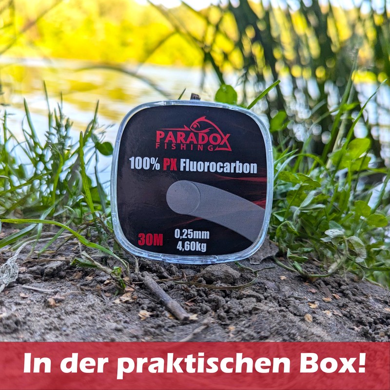 Paradox Fishing 100% PX Fluorocarbon Leader 30 m 0.25 mm