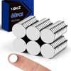 60Pcs Rare Earth Magnets Heavy Duty, 12x3mm Small Strong Neodymium