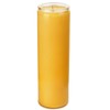 7-Day Pure Beeswax Yartzeit Candle - Unscented Devotional Prayer Candle