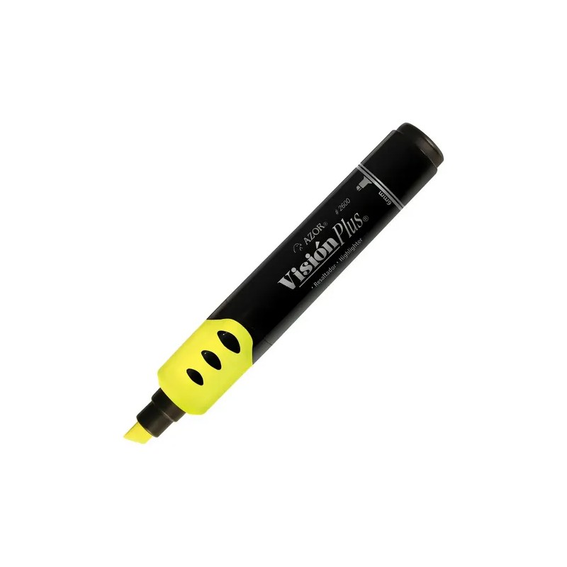 Marcatextos Azor Vision Plus Amarillo (12 pzs)