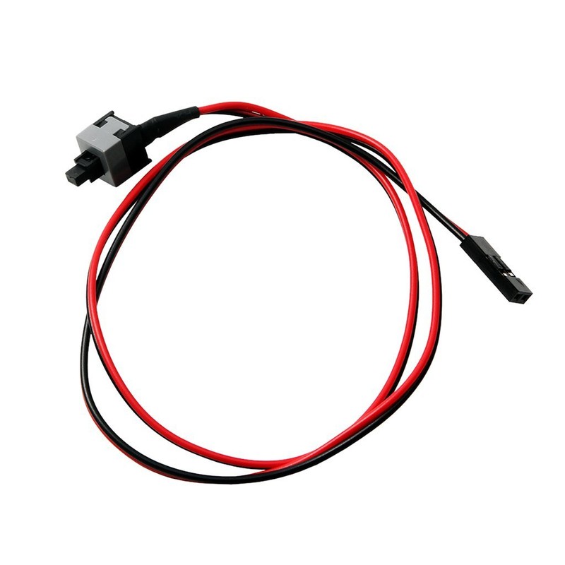zalati Power Supply Switch Cable Power on/Off Push Button Connector