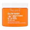 Pacifica Glow Baby 10% AHA/BHA almohadillas de pelar iluminadoras, blanco,