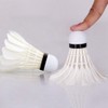 Yuecoom 12Pcs White Goose Feather Badminton Shuttlecocks, High Speed Badminton