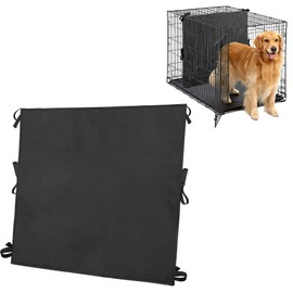 Soft Dog Crate Divider Panel for 36" Crate, Durable Thick Dog Kennel Divider with Ties, Black, 22.5" H x 24“W