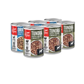 ORIJEN Stew Premium Wet Dog Food Variety Pack: Tundra + Original Recipes, 12.8oz Cans, (6 Count, 3 of Each)