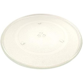 HQRP 16 1/2" Glass Turntable Tray Compatible with Bosch 00487763 HMB5060 HMB5051 HMB5050 HBL5750UC HBL5750UC Microwave Oven Cooking Plate 16.5-inch 420mm