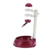 Pet Lift Drinking Fountain Food Automatic Feeding Dog Water Dispenser