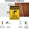 Berpahome (2 Pack) Caution Watch Your Step Signs, 10 x