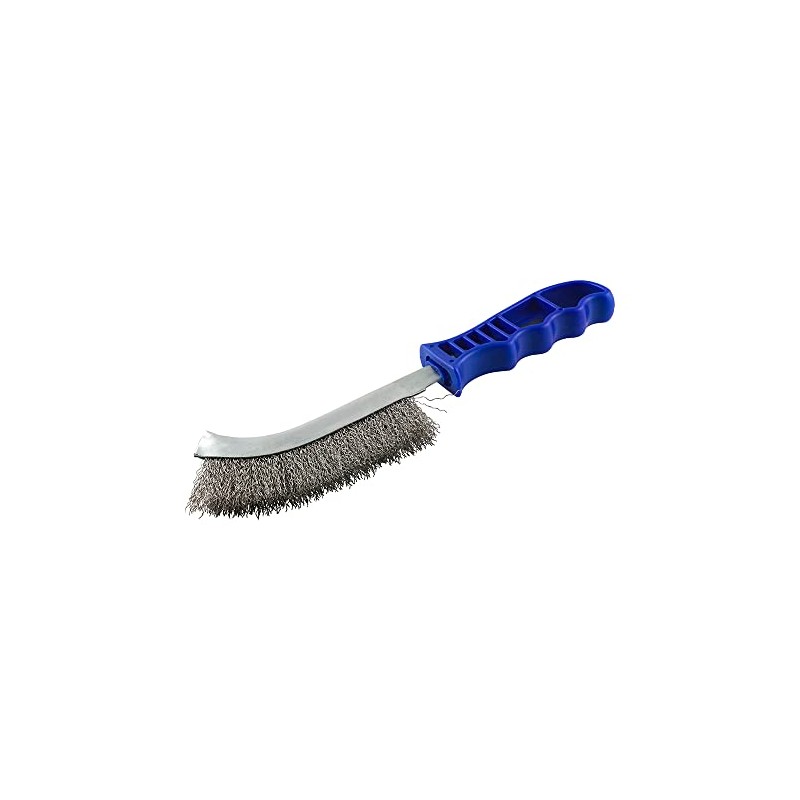 TIMCO Blue Handle Wire Brush Stainless Steel - 255mm