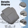 SecosAutoparts Driver & Passenger Side Bottom Replacement Leather Seat Covers