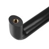 sourcing map Plastic Pulls Handle 120mm Hole Centers Black for