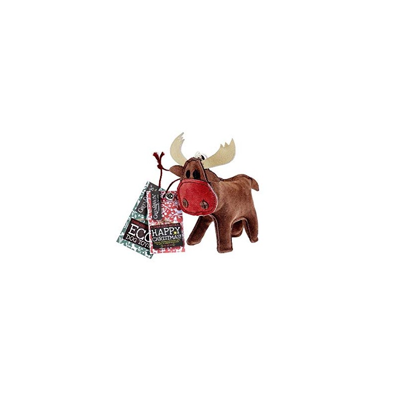 Rudy the Reindeer - Eco Dog Toy Jute and Suede