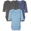 Name It Baby Boys' Nitbody 3p LS Solid NB B