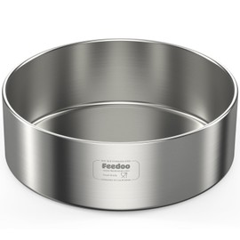 Feedoo 42oz Double Layer 304 Stainless Steel Dog Bowl - Insulated & Durable | Non-Slip Base | Easy to Clean | BPA-Free Safe Dog Food and Water Bowl