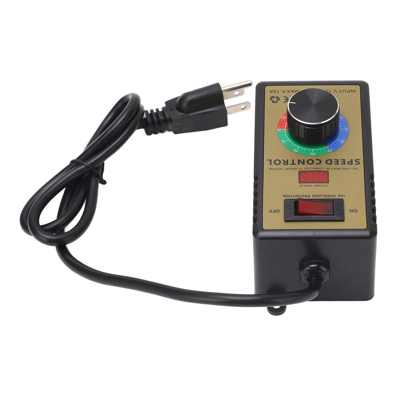Speed Regulator Motor Fan Controller Stepless Speed Control Switch 15A