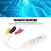 USB Video Capture Card DriveFree Monitoring Computer Accessory with 1Channel