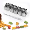SurgeHai Goldfish Cracker Cutters 2 PCS, Mini Cookie Cutters 304