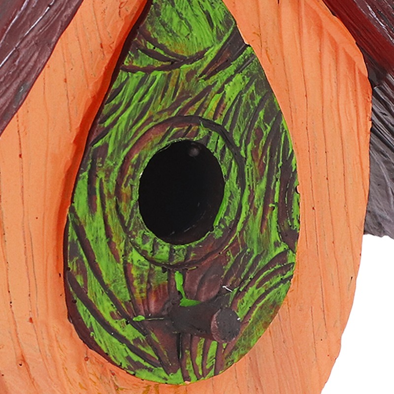 Bird House Garden Tree Decoration Hummingbird Synthetic Resin House Craft