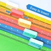 PEILINZE Hanging File Files 10 Pack Hanging File Tabs Insertable