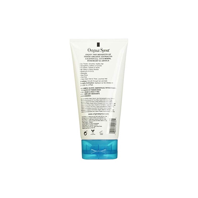 Original Sprout Classic Hair Gel, Medium Hold 4 oz by