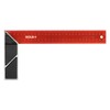 SOLA -SRC 300-Escuadra Carpintero 300x145mm, Red Coated Black