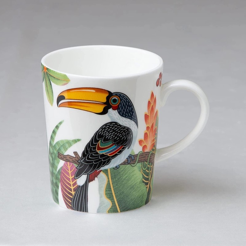 Bone Gracie Bone China Birds of Paradise Coffee Tea Mugs