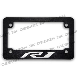 3K Design For Yamaha YZF R1 Textured Motorcycle License Plate Frame (ALL YEARS)