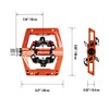 Funn Mamba S (Mamba S) Binding Pedals - Double Sided