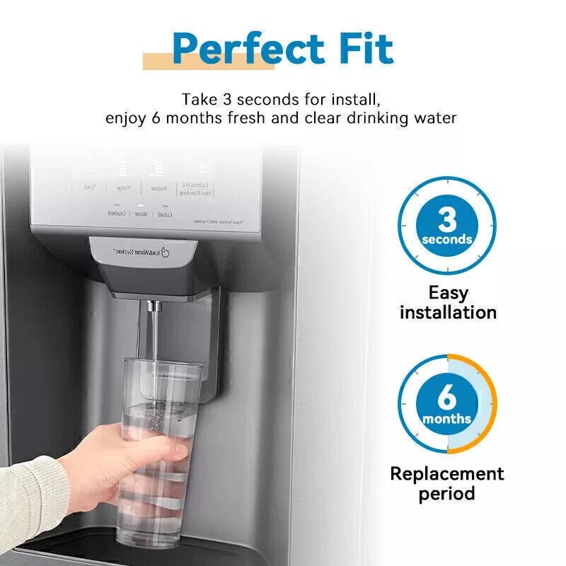 For LG LT1000P ADQ747935 ADQ74793501 Fridge Refrigerator Water Filter 4PACK