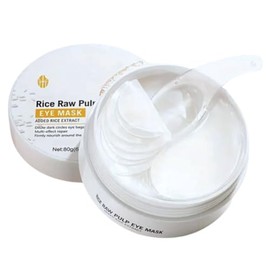 60 Parches Rice-Hydrogel Ojos Colágeno Hidratante mejora las ojeras, fatiga ocular, disminuye la hinchazón y suaviza las líneas finas de expresión... 