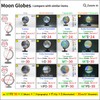 Mapsoft Explorer Gray Moon Globe, 24cm/9.5", M-24, Lunar Globe, Moon